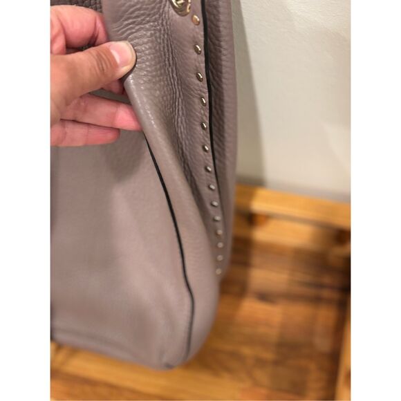 Rebecca Minkoff Women's Mauve Pebble Leather Darren Shoulder Bag - Picture 5 of 9